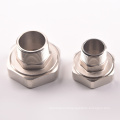 Plated Chrome Extention Sanitary Straight Connector Brass Thread Pipe Tube Fittings